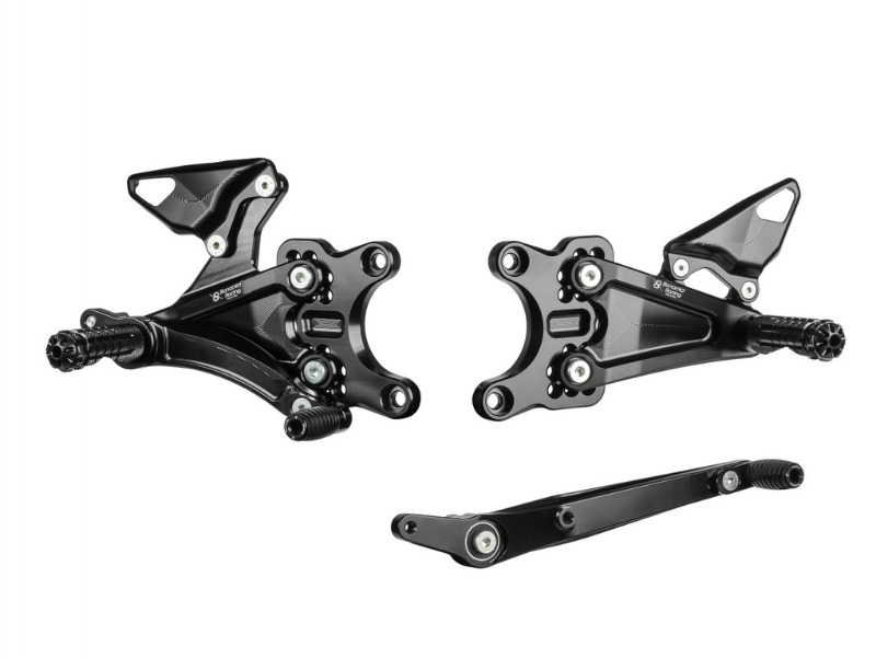 Bonamici Racing - Bộ gác chân Honda CBR1000RR-R 20+ ( gác chân gập lên xuống được)( nút đỏ)