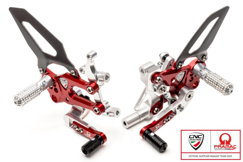 CNC Racing -Gác chân Pramac Ducati  V2/899/959/1199/1299