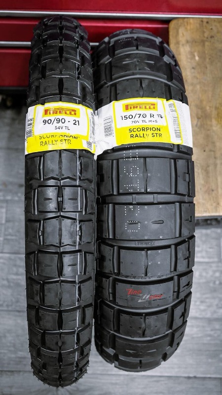 PIRELLI Rally 90/90-21 và 150/70-18 Honda Transalp 750/ Yamaha Tenere 700
