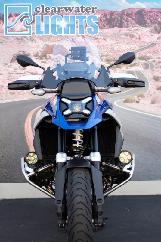 Clearwater Light - Bộ đèn Erica 6 led BMW R1300GS/GSA
