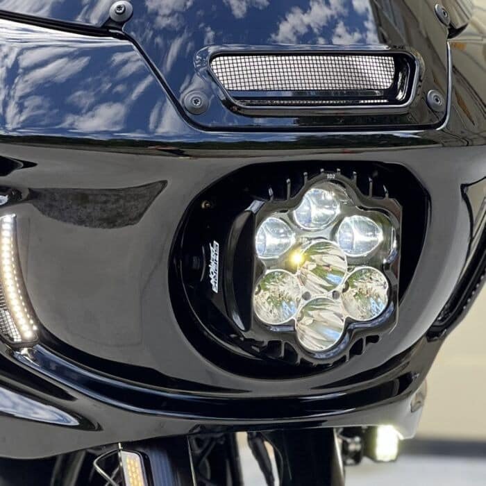 CUSTOM DYNAMICS - Headlight universal 7 inch Shark Demon