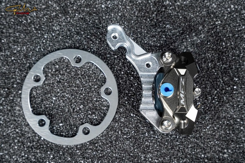 ヒマワリ　エンハンサー6本 Kmui - Pát heo brembo 4 pis trước Yamaha Xmax 300 (đĩa zin 267mm)